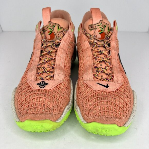 Nike Mens DA6725-800 Peach Cosmic Unity Pomegranate Size 7 Basketball Shoes - Picture 3 of 9